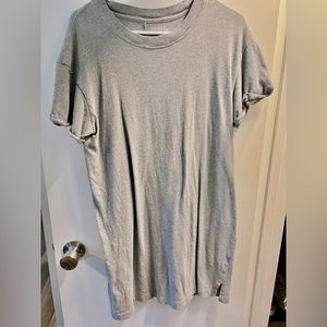 Gray T Shirt Dress